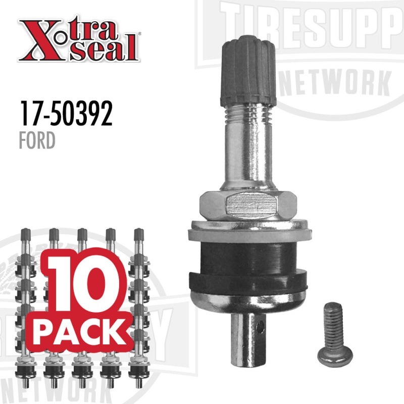 Xtra Seal | TPMS Replacement Metal Valve Qty 10 - 0.625" Rim Hole (17-50392)