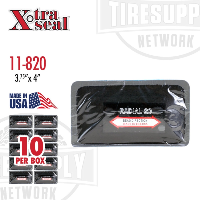 Xtra Seal Radial 20 Patch Repair - 2 Ply (11-820)