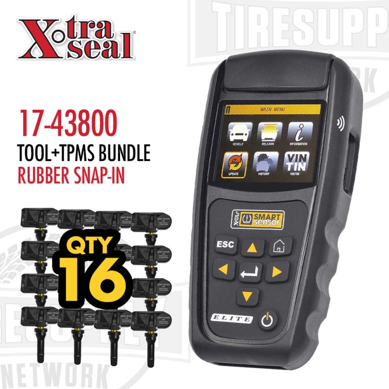 Xtra Seal | Smart Sensor Elite Bundle with Elite Tool & 16 TPMS Sensors (17-43***)