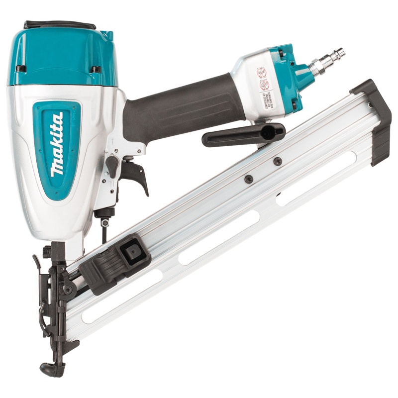 Makita AF635 15ga 2-1/2-Inch Powerful Pneumatic Lock-Out Angled Finish Nailer - Image 2