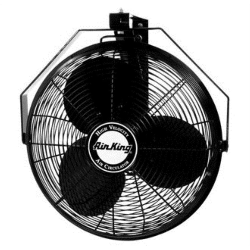 Air King 9518 18" 1/6 HP Industrial Grade High Velocity Wall Mount Fan