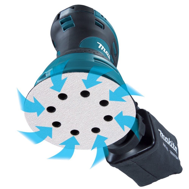 Makita BO5030K 5-Inch 3.0 Amp, 12,000 Opm Random Orbit Sander with Case - Image 2