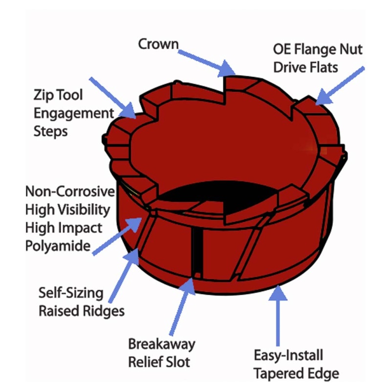 Counteract | Wheel Centering Sleeves for 22mm Studs 100-Pack Fleet Bucket (WCS-C) - Image 4