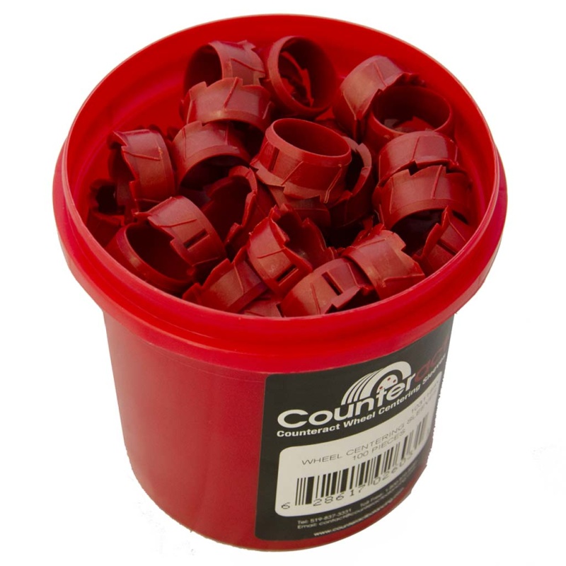 Counteract | Wheel Centering Sleeves for 22mm Studs 100-Pack Fleet Bucket (WCS-C) - Image 7