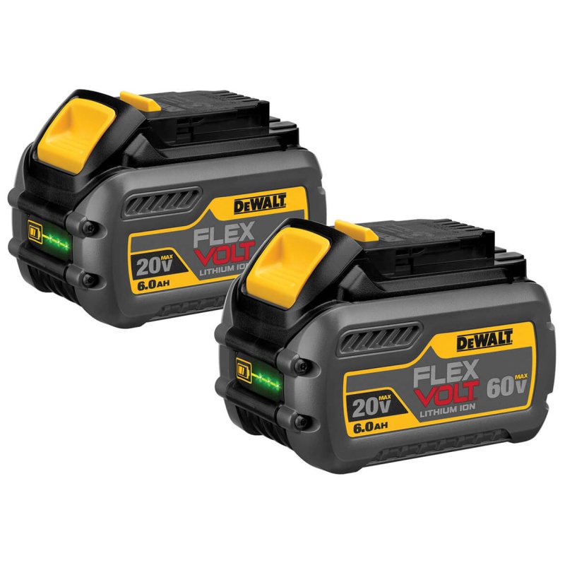 DeWALT DCB606-2 20V/60V FLEXVOLT 6.0Ah Battery Pack - 2pk