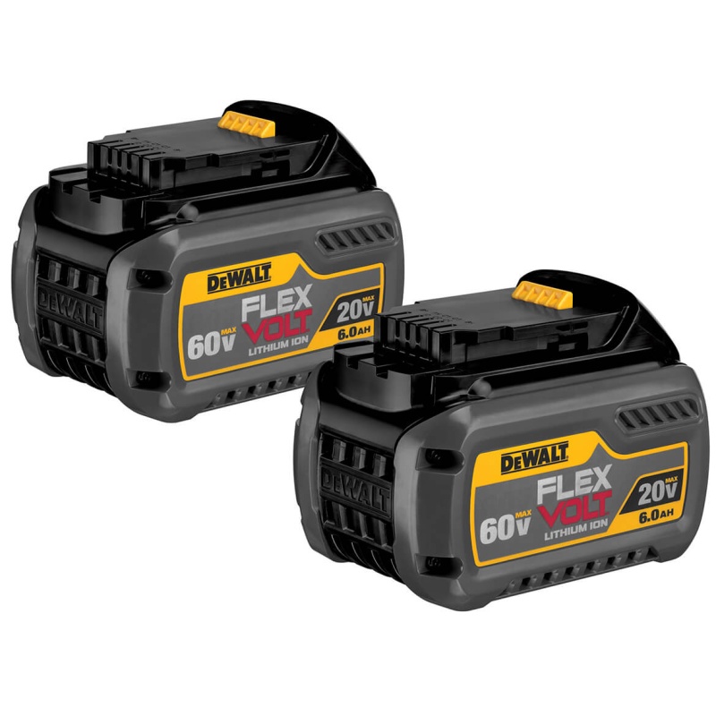 DeWALT DCB606-2 20V/60V FLEXVOLT 6.0Ah Battery Pack - 2pk - Image 2