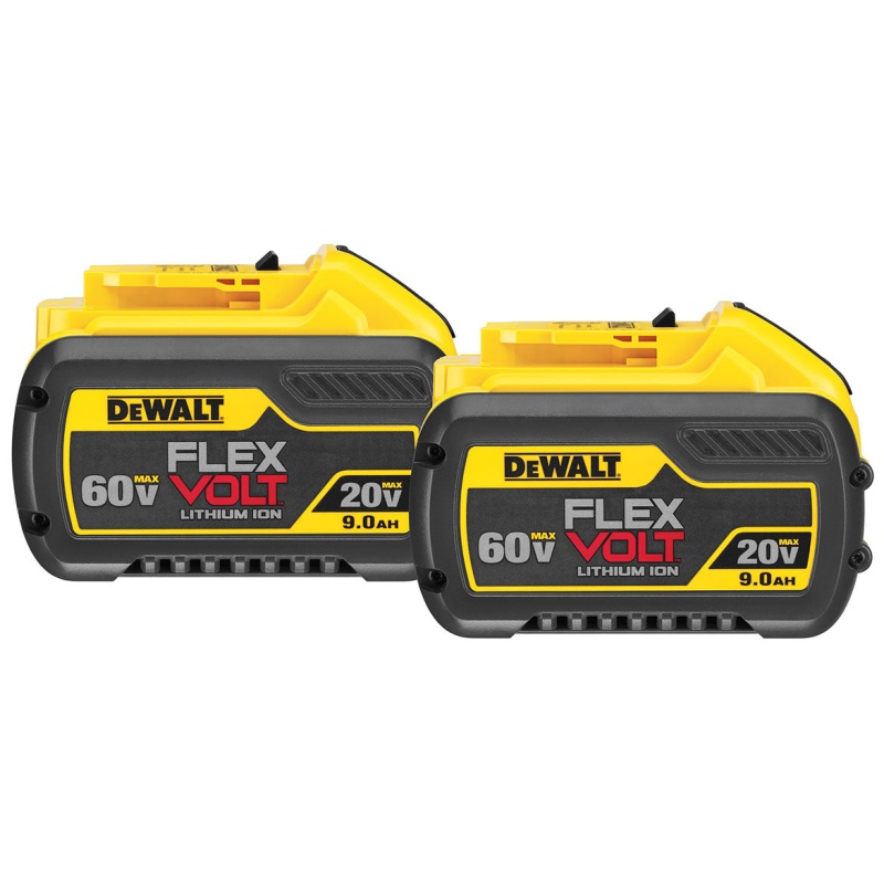 DeWALT DCB609-2 20/60V 9.0Ah MAX FLEXVOLT Lithium-Ion Battery, 2 Pk - Image 2