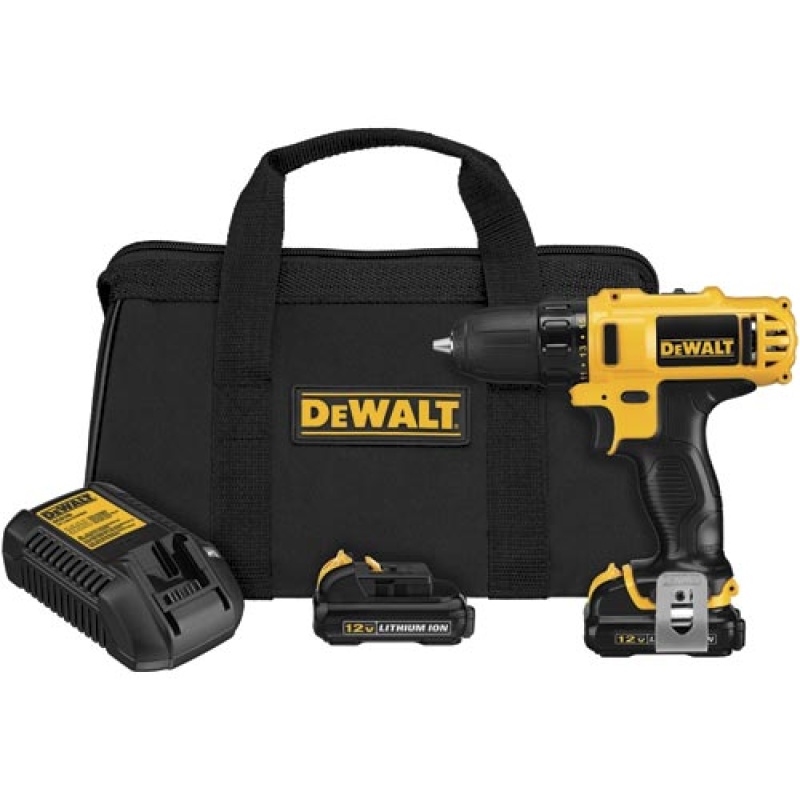 DeWALT DCD710S2 12V MAX Cordless Lithium-Ion 3/8-in Drill Driver Kit