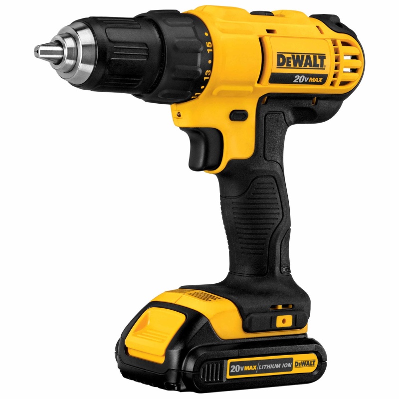 DeWALT DCD771C2 20V MAX Lithium-Ion 1/2" Compact Drill/Driver Tool Kit - Image 2