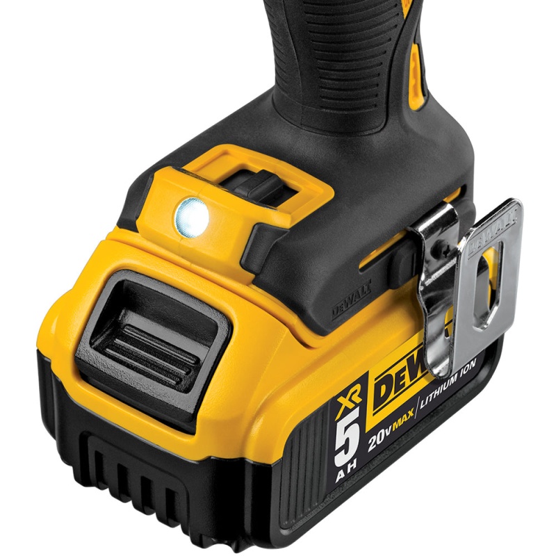 DeWALT DCD996P2 20V 1/2-Inch 3-Speed 5.0Ah Lithium-Ion Hammer-Drill Kit - Image 5