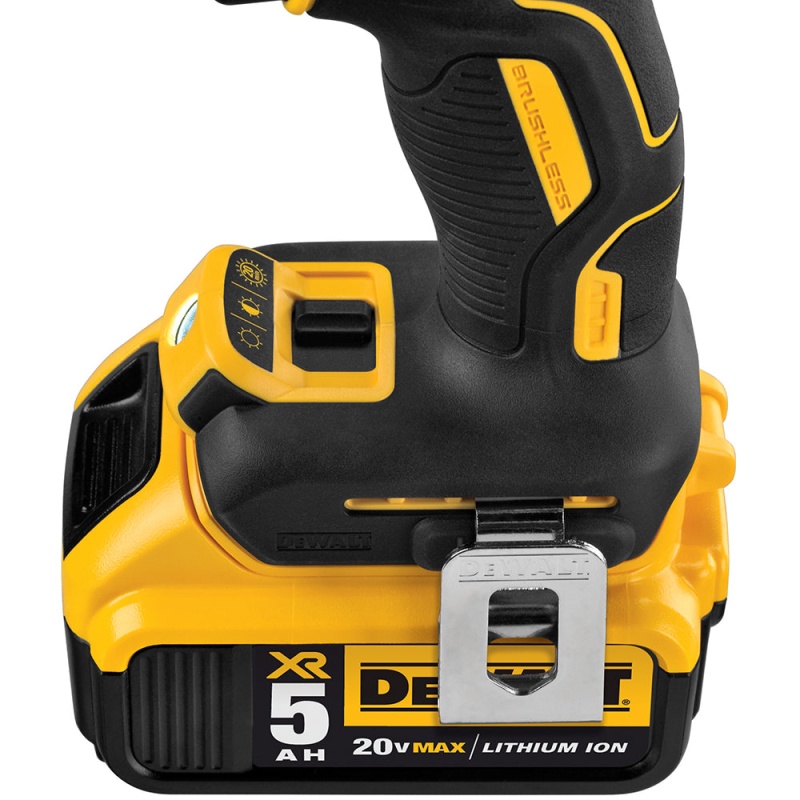 DeWALT DCD996P2 20V 1/2-Inch 3-Speed 5.0Ah Lithium-Ion Hammer-Drill Kit - Image 6