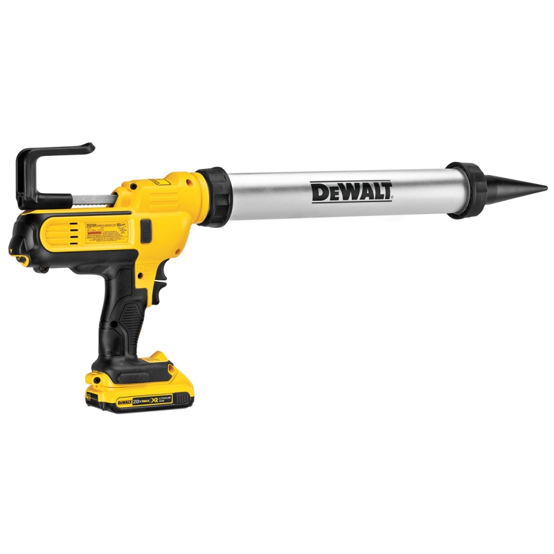 DeWALT DCE580D1 20V MAX 2Ah 300-600 ml Lithium-Ion Adhesive Caulk Gun Kit - Image 5