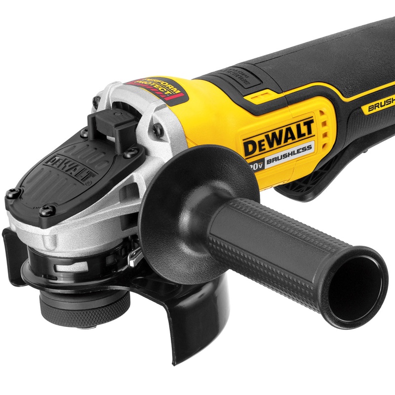 DeWALT DCG413B 20V 4.5-Inch Cordless Paddle Switch Angle Grinder - Bare Tool - Image 3