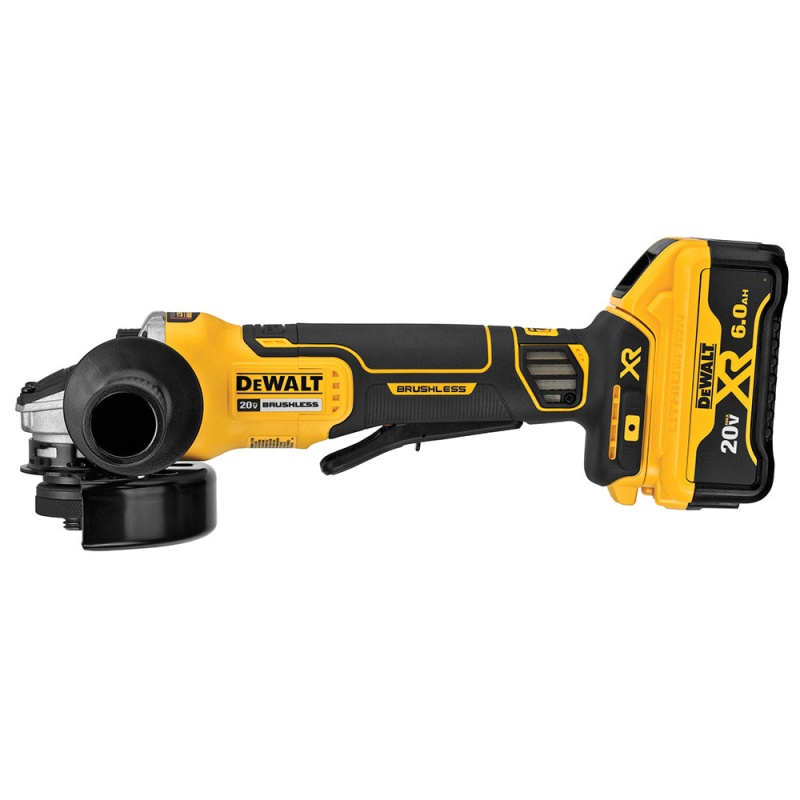 DeWALT DCG413R2 20V MAX XR 4-1/2-Inch Cordless Brushless Angle Grinder Kit - Image 3