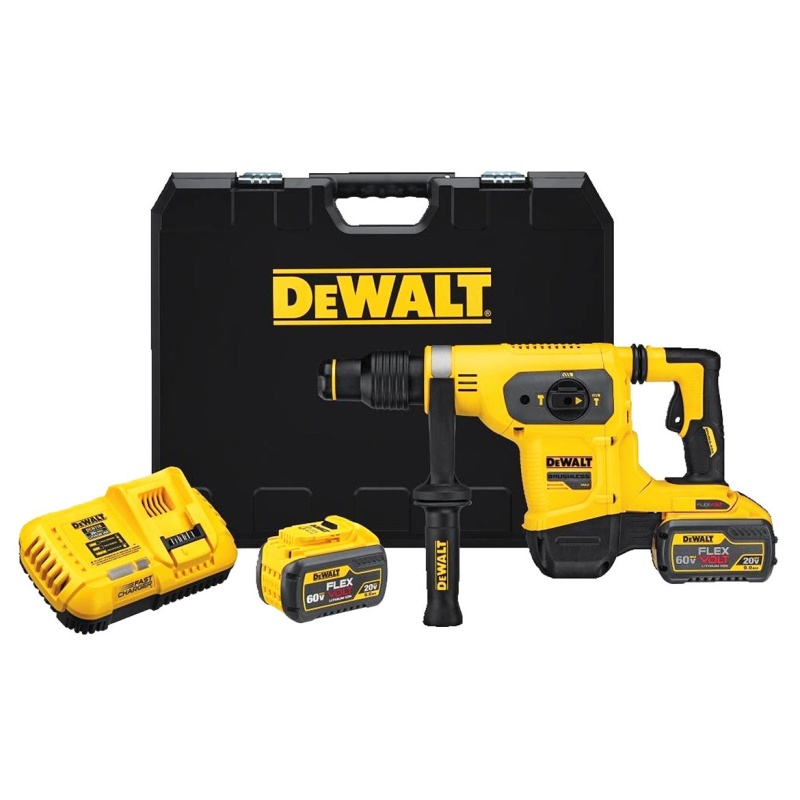 DeWALT DCH481X2 60V 9/16-Inch SDS-MAX Combination Hammer Driver Kit