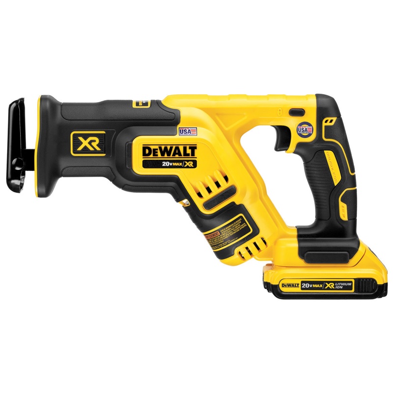 DeWALT DCK494P2 20V 4-Tool Hammer Drill, Driver, Recip Saw and Light Combo - Image 5