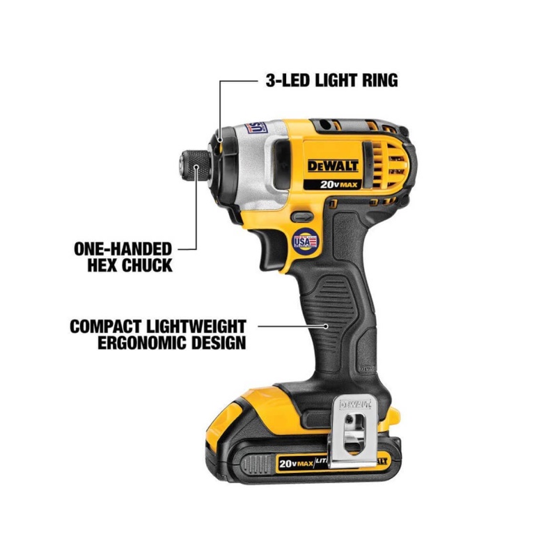 DeWALT DCK620D2 20V 6-Tool Cordless Lithium-Ion Driver and Saw Combo Kit - Image 3