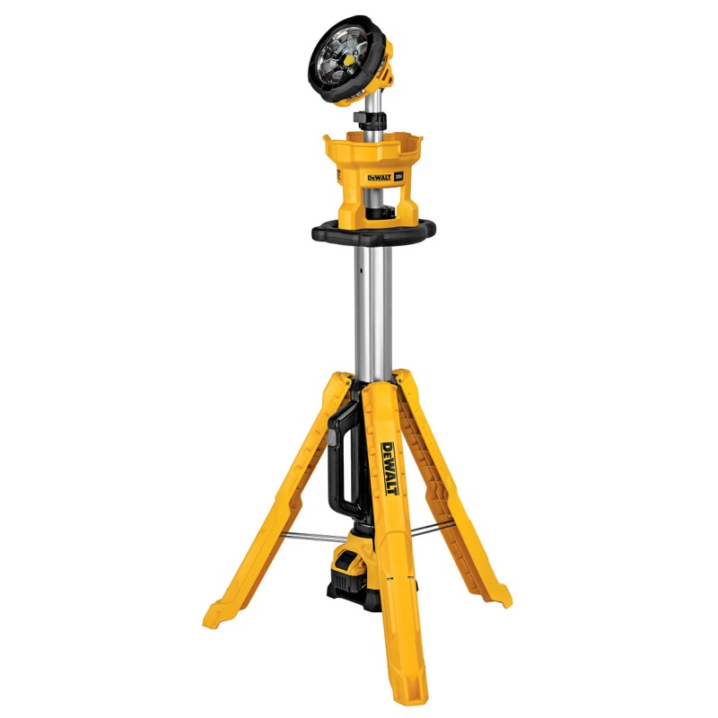 DeWALT DCL079R1 20V MAX 6Ah Heavy Duty Cordless LED Tripod Light Kit - Image 2