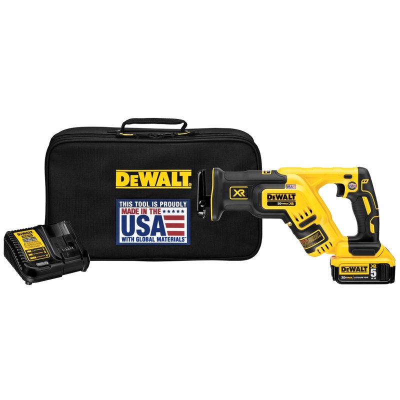 DeWALT DCS367P1 20V MAX XR Cordless Brushless Magnum Reciprocating Saw kit