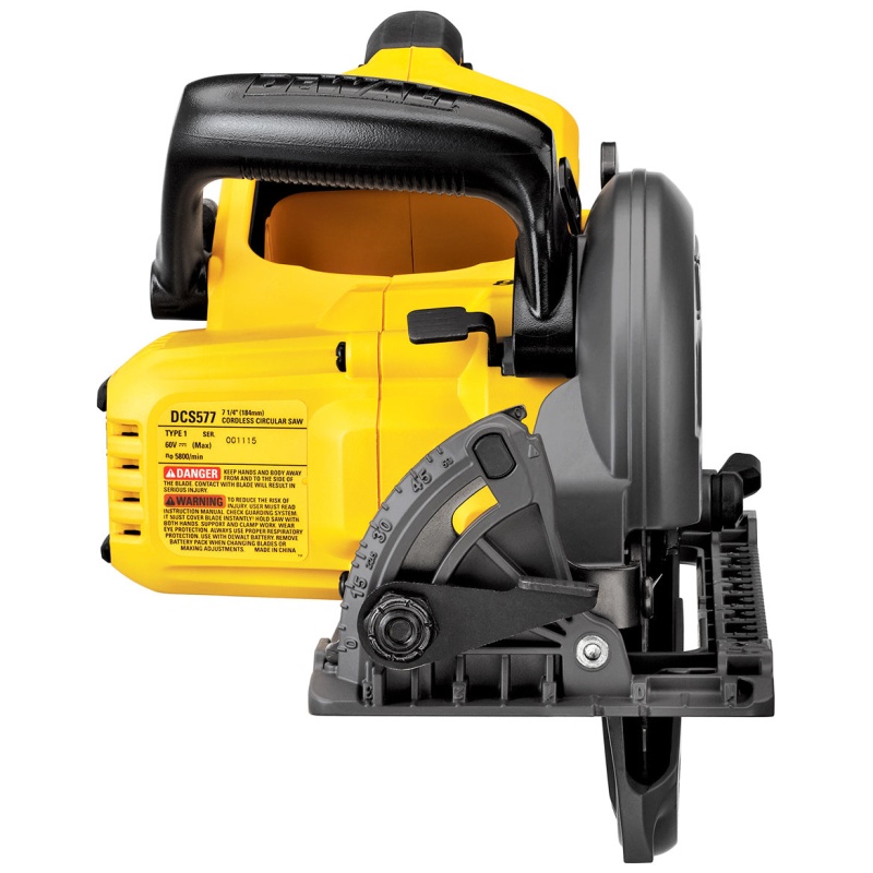 DeWALT DCS577B 60V 7-1/4-Inch Worm Drive Style Circular Saw - Bare Tool - Image 3