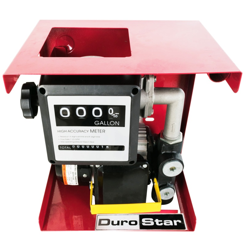 DuroStar DSTP15-AC 110-Volt 16-Gpm Cast Iron Bronze Rotor Fuel Transfer Pump - Image 6