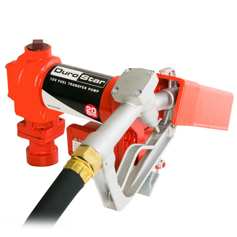 DuroStar DSTP20 12-Volt 20-Gpm Ball Bearing Cast Iron Fuel Transfer Pump - Image 3