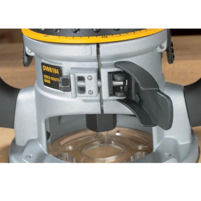 DeWALT DW618K Electronic Variable Speed Fixed Base Router Tool w/ Soft Start Kit - Image 4