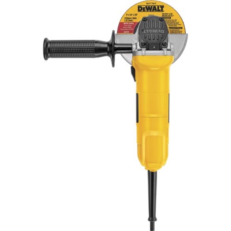 DeWALT DWE4011 4-1/2-Inch 7 Amp AC/DC Small Angle Grinder Tool W/ Guard - Image 5