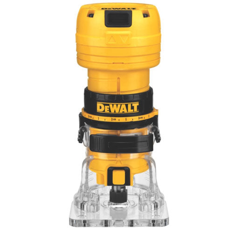 DeWALT DWE6000 1/4" Collet Single Speed Laminate Trimmer Cutter - Electric