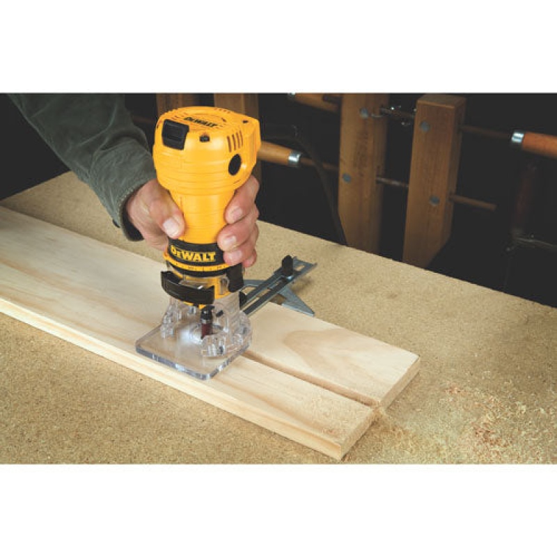 DeWALT DWE6000 1/4" Collet Single Speed Laminate Trimmer Cutter - Electric - Image 3