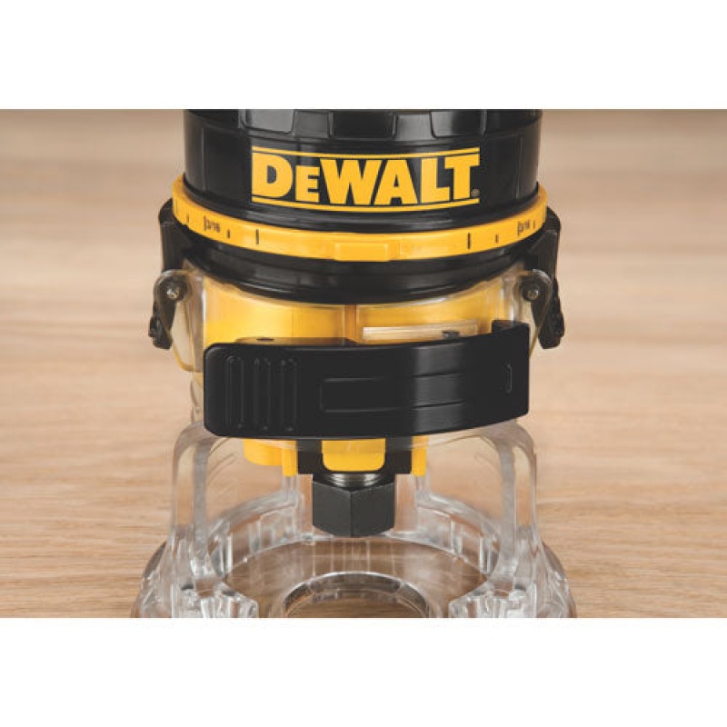 DeWALT DWE6000 1/4" Collet Single Speed Laminate Trimmer Cutter - Electric - Image 6