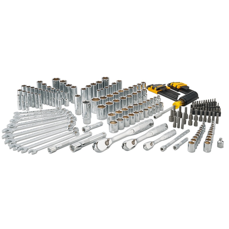 DeWALT DWMT81534 Durable Chrome SAE Quick Release Mechanics Tool Set - 205pc - Image 2