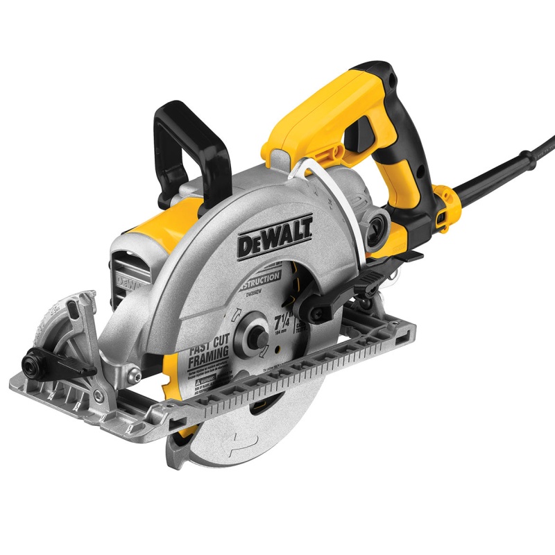 DeWALT DWS535B 7-1/4-Inch Electric Worm Drive Circular Saw w/ Electric Brake - Image 4