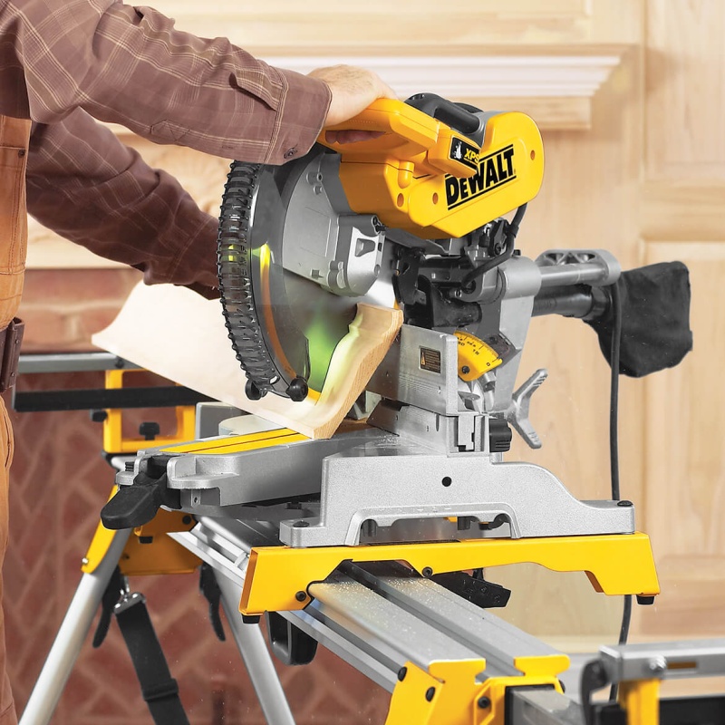 DeWALT DWS780 12" Double Bevel Sliding Compound Miter Saw - Image 2