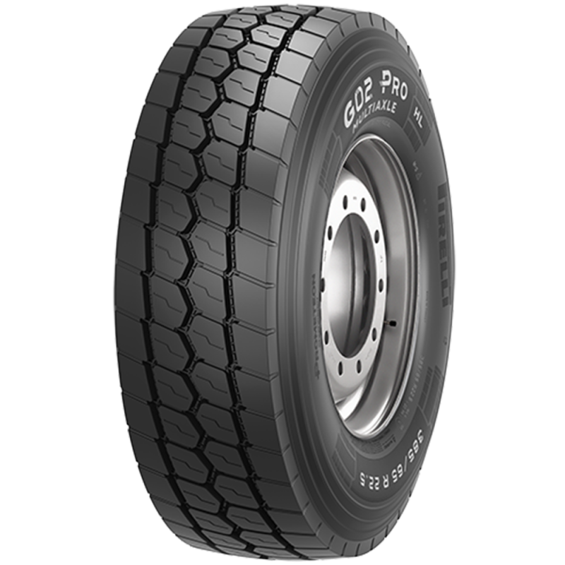 Set of 8 Tires 385/65R22.5 Pirelli G02PRO All Position 20 Ply K 164 Commercial Truck