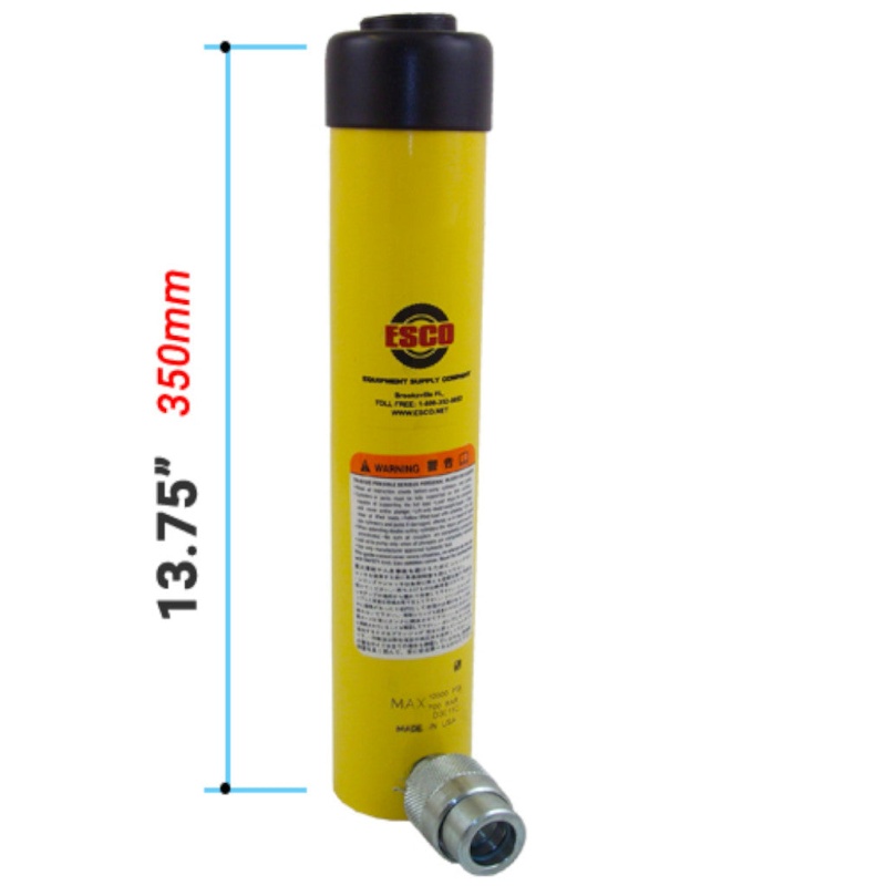 ESCO 10305 10 Ton Hydraulic Ram Cylinder with 10?? Stroke - Image 4