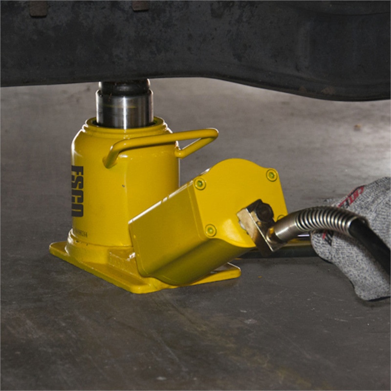 PRE-ORDER: ESCO 10399 Yellow Jackit 20 Ton Air Hydraulic Shorty Bottle Jack - Image 6