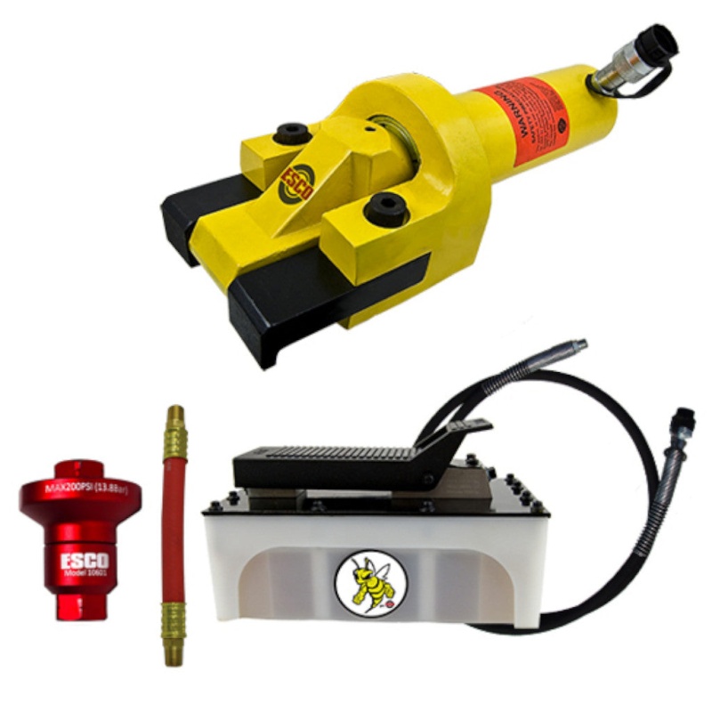 ESCO 10827 Giant Tire Bead Breaker Kit with Yellow Jackit 5 Quart Pump