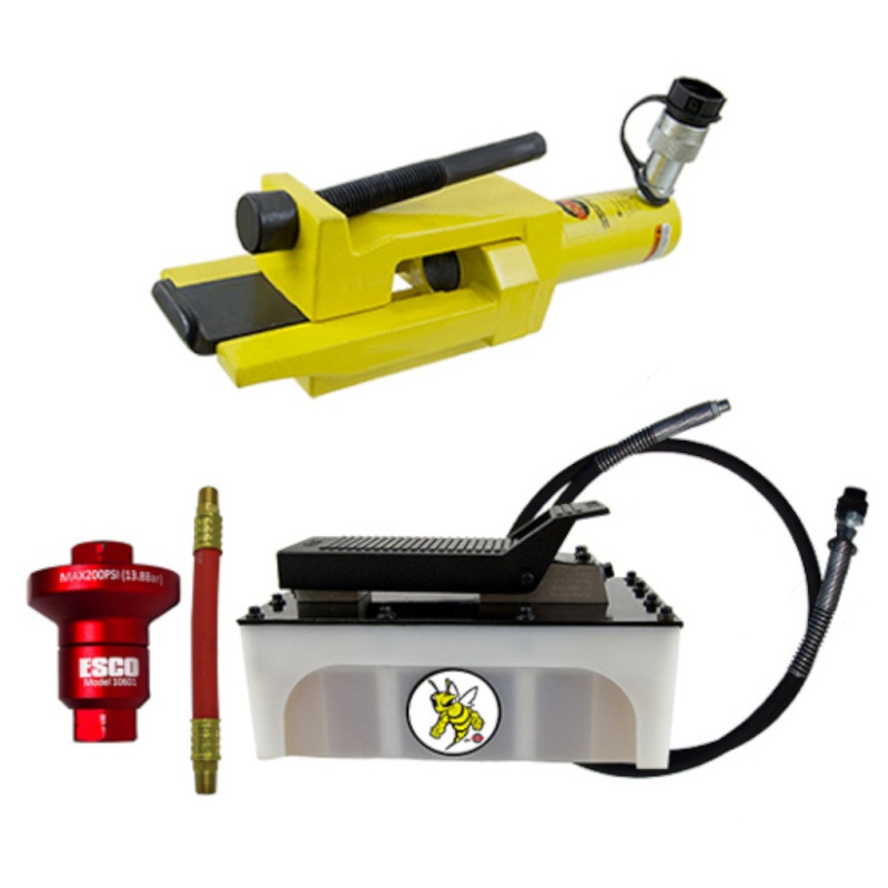 ESCO 10829 Giant Tire Bead Breaker Kit with Yellow Jackit 5 Quart Pump