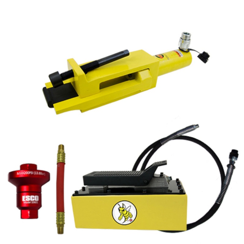 ESCO 10838 Giant Tire/Earthmover Bead Breaker Kit with Yellow Jackit 5 Quart Metal Pump