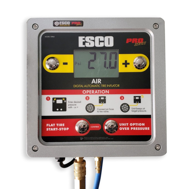 ESCO | K Aluminum Wall Mounted Automatic Digital 4-Way Tire Inflator (10965) - Image 2