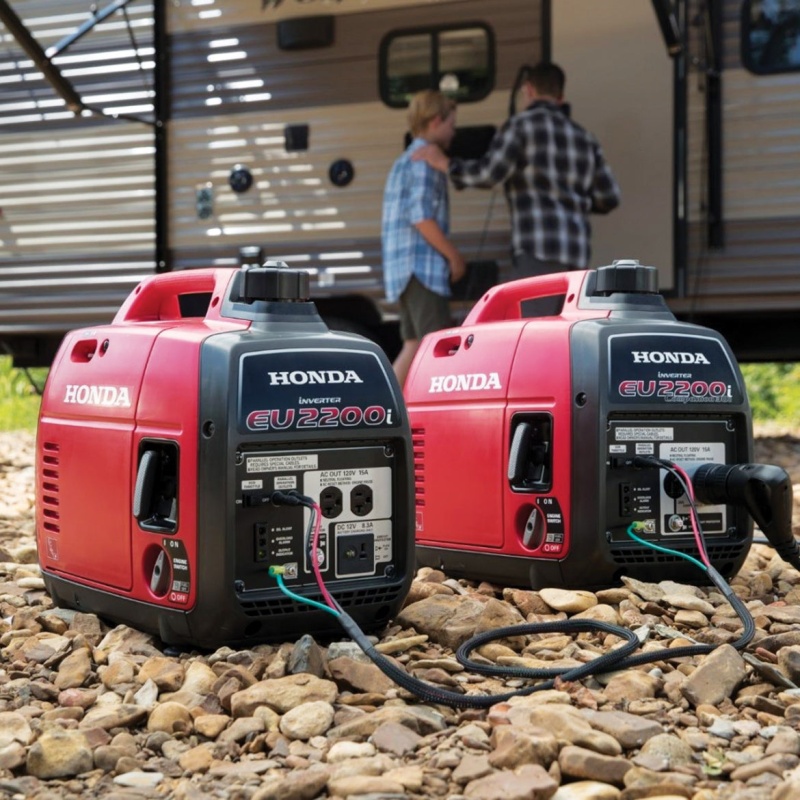 Honda EU2200i 2,200 Watt Super Quiet Gas Power Portable Inverter Generator - Reconditioned - Image 3