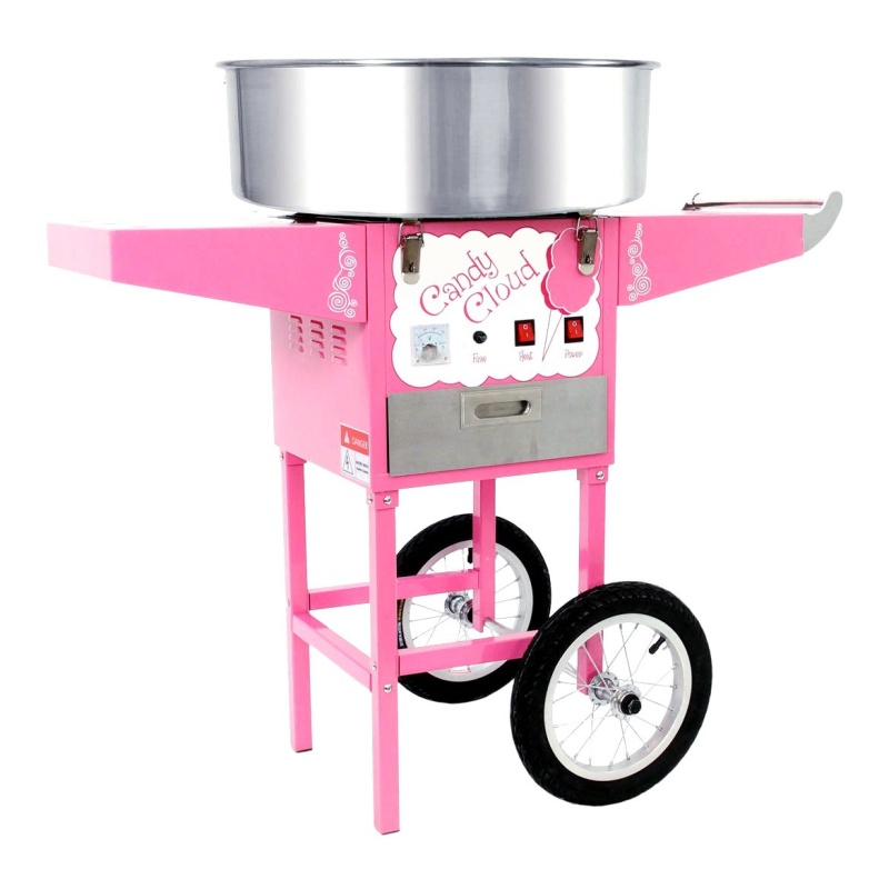 Funtime FT1000 Commercial Style Candy Cloud Cotton Hard Candy Machine Floss Maker Cart - Image 3