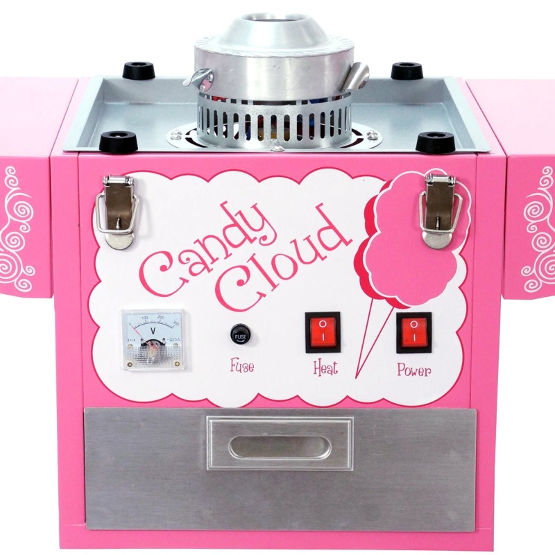 Funtime FT1000 Commercial Style Candy Cloud Cotton Hard Candy Machine Floss Maker Cart - Image 10