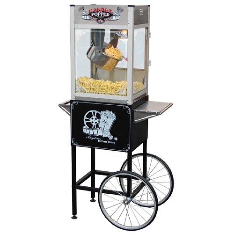 FunTime FT1665PP Palace Popper 16 OZ Commercial Style Bar Popcorn Popper Machine Cart - Image 8