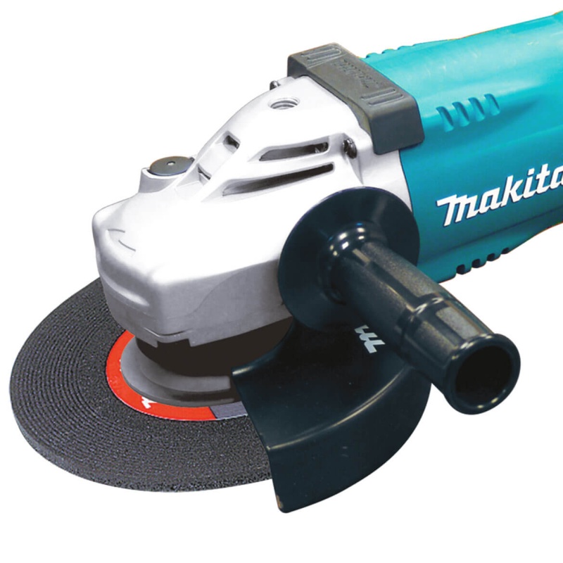 Makita GA7021 7-Inch 15.0 Amp Ergonomic AC/DC Tool-Less Corded Angle Grinder - Image 2