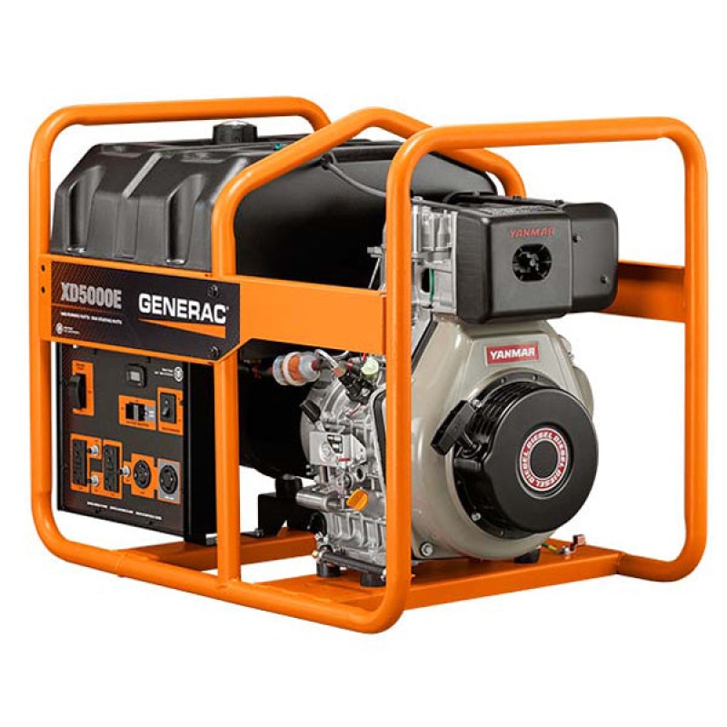 Generac XD5000E 5500-Watt Electric Start Diesel Power Portable Generator - Image 3