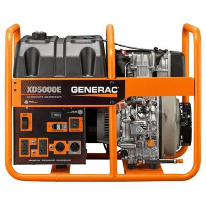 Generac XD5000E 5500-Watt Electric Start Diesel Power Portable Generator - Image 5