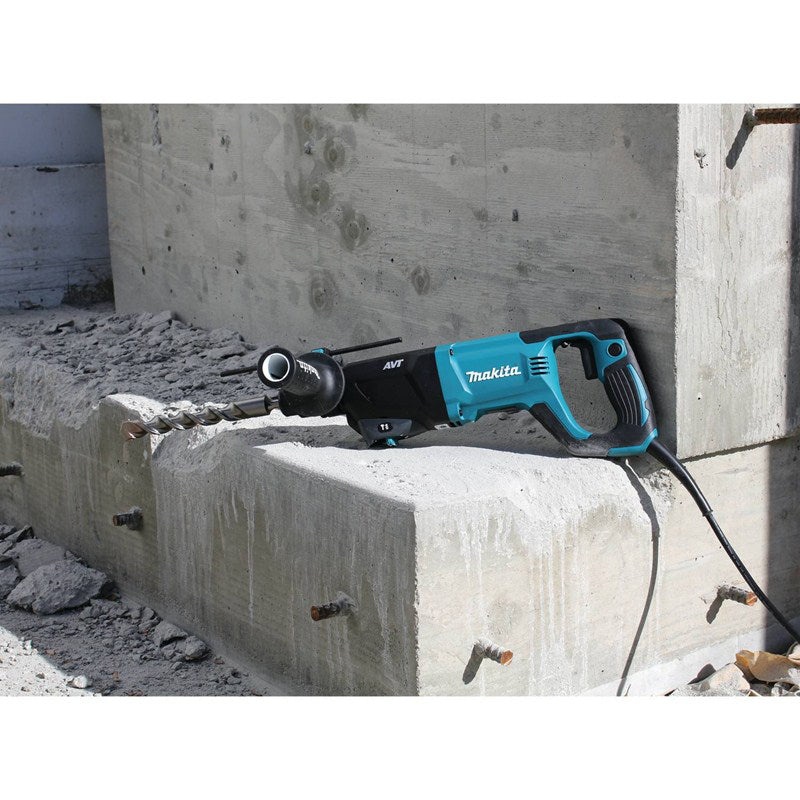 Makita HR2641X1 SDS-PLUS AVT Rotary Hammer with Case and 4-1/2" Angle Grinder - Image 4