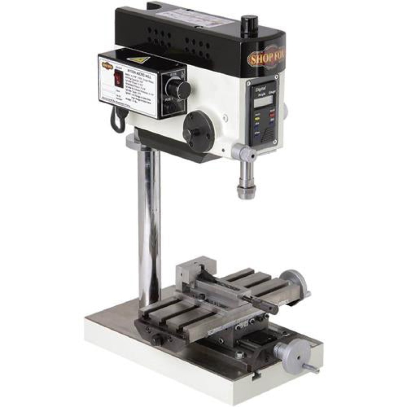 Shop Fox M1036 Micro Milling Machine w/ Compound Slide Table & Variable Speed